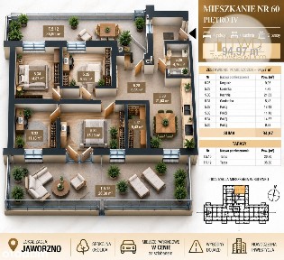 Nowy Apartament w Jaworznie nr60