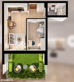2 pokoje|38m2+taras zielony|Lubelska