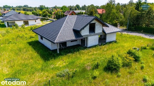Nowoczesny dom, otwarta przestrzeń do aranżacji