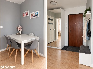 50m2, 2 pokoje + kuchnia z jadalnią, ogródek 70m2, garaż i piwnica