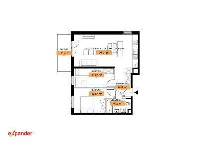Nowe osiedle / 3-pokojowe mieszkanie / 66m2 / duży balkon