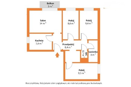 Słonecznie mieszkanie - 4 pokoje Poznań Głuszyna