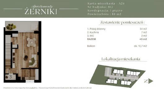 Przestronny apartament | 2 tarasy | Parking gratis