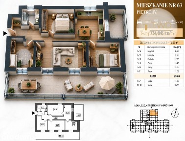 Apartament nr 63, Dwa Tarasy