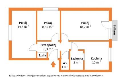Przestronne 63 m² NOWA CENA!