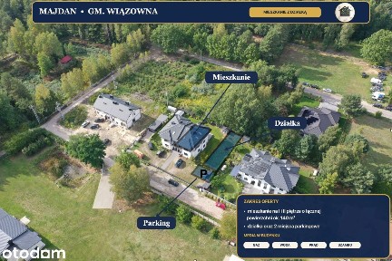Dwupoziomowe Mieszkanie 140 m² I Ogród 300m2 I 2 Miejsca Postojowe