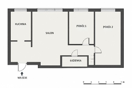 | 3 pokoje | Saska Kępa | oddzielna kuchnia |