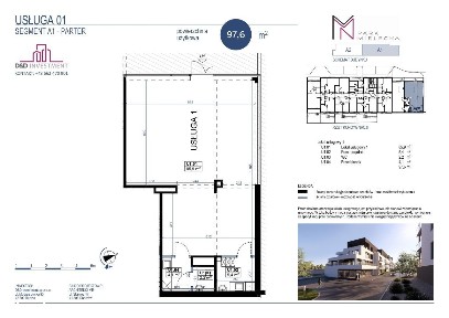 *** PARK MIELECKA *** Lokal usługowy, parter 97 m2