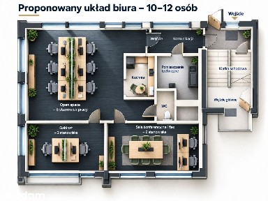 GOTOWE BIURO DLA FIRMY | 89 m² | 4 MIEJSCA PARKINGOWE W CENIE