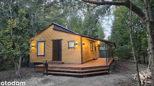 Działka 681m z domem letniskowym/całorocznym 52m2 Kuligów nad Bugiem