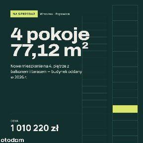 Mieszkanie z gabinetem i dwoma balkonami Popowice