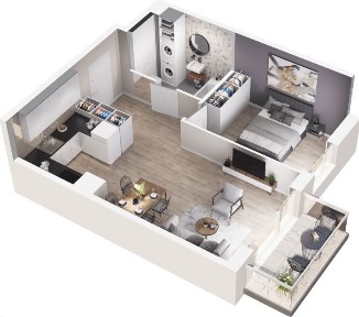 Nowe 2 pokoje 45 m² | Koszutka | 2026