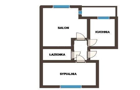 2 pokoje, Rybnik Osiedle Południe duży balkon