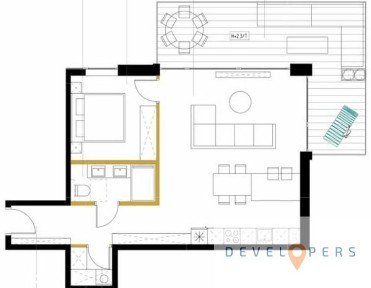 Mieszkanie Premium I 2 pokoje 58 m2 I Duży taras 25 m2