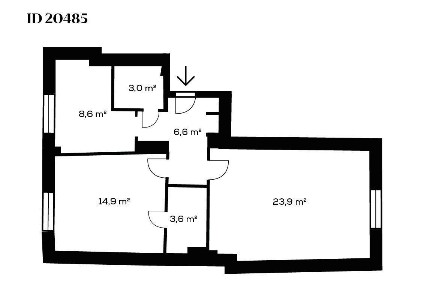 Dwupokojowy apartament przy Placu Zbawiciela