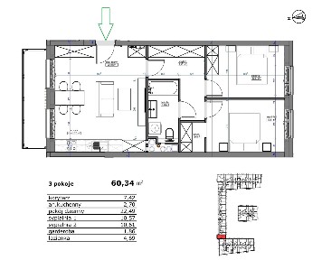 3 Pokoje 60 m2 - Dwustronne - Garderoba - GOTOWE - Tramwaj 3 min