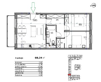 3 Pokoje 60 m2 - Dwustronne - Garderoba - GOTOWE - Tramwaj 3 min