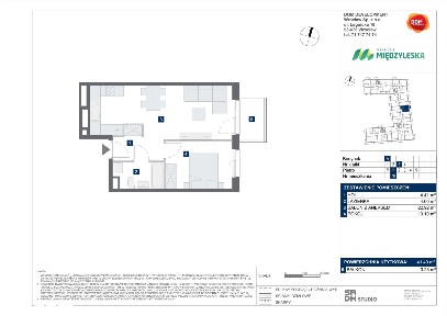 2-pokojowe mieszkanie 41m2 + balkon