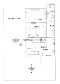 3-pokojowe z ogródkiem 115m2, klimatyzacja, podłog