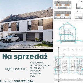 Bliźniak na sprzedaż 2025 Kębłowice okolice Smolca