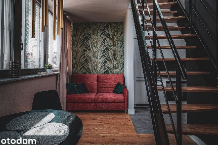 Młyn Maria | Studio 30m2 + prywatny taras dachowy | Klimatyzacja