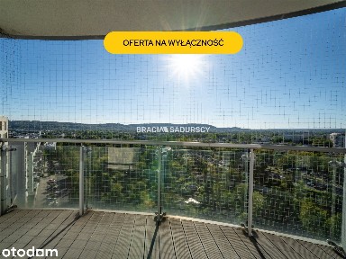 Bronowice Salwator Tower 13 piętro widok balkon