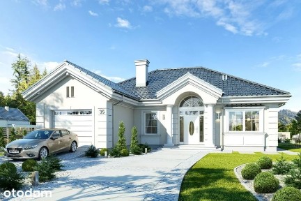 Dom wolnostojący w stanie surowym 109m2 | działka 1433m2 | Radziwiłłów