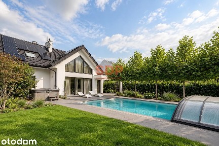 Dom z prywatną strefą relaksu i basenem|działka 1343 m2 | Smolec