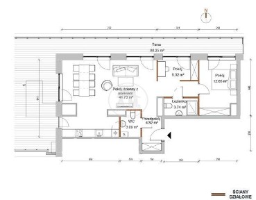 Niższa cena|Taras 80 m²| Najw. Piętro|Centrum