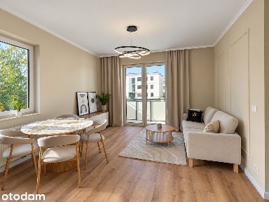 Nowe, wykończone 2 pokoje | Ustawny salon | Balkon I bez PCC2%