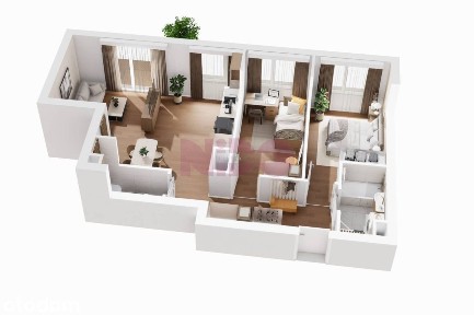 Kameralna zabudowa-tereny rekreacyjne- balkon
