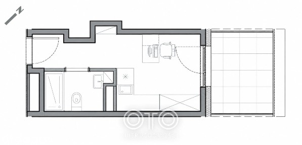 Lokal z tarasem w nowej inwestycji w centrum