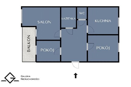 3 Pokoje | Zaspa | Balkon | Dwustronne