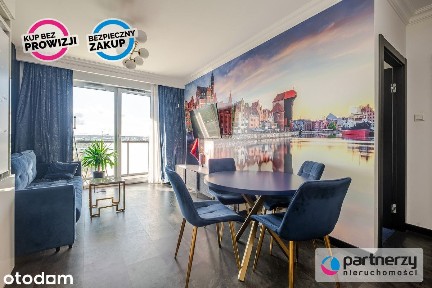 Panorama na Gdańsk i morze| Msc parkingowe |Loggia