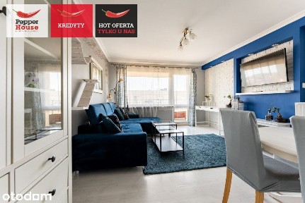 3 pokoje, 60 m² z balkonem, gotowe do wejścia