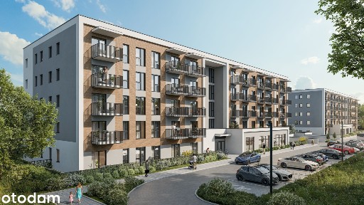 2 pokoje 42,28 m² z ogródkiem 19,39 m², parter | Natura Park B02