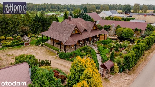 Dom z bali 200 m² | 6 sypialni | duża działka