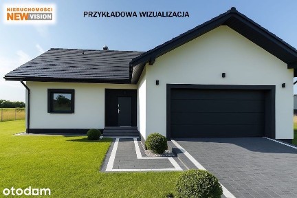 Nowy dom w stanie surowym zamkniętym