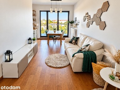 Umeblowane 2 pokoje | 51,46 m² | duży taras | garaż na 2 auta