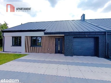 Parterowy dom w otoczeniu Jezior | garaż | taras