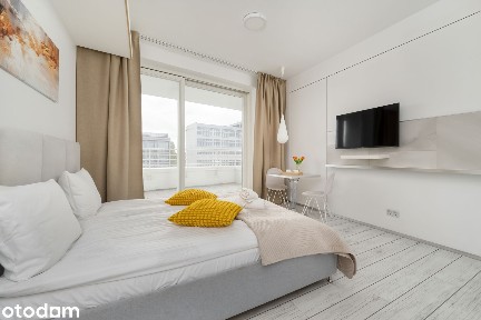 Prestiżowy apartament w OVO Wrocław - 25 m² z balkonem i klimatyzacją