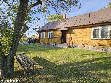STARY DREWNIANY DOM Z 1 939 R. 7 791 m² WŁASNY LAS BRZOZOWY OSÓWKA