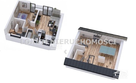 Dwupoziomowe Mieszkanie Z Balkonem 100,44m2