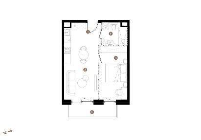 Zamieszkaj w centrum | 2 pokoje Grundmanna