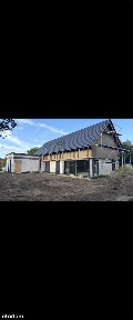 Dom wolnostojący- typu nowoczesna stodoła z garażem