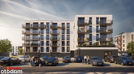 Mieszkanie 2-pokojowe 35,58 m² na 2. piętrze, nowe osiedle-ul. Kosy.