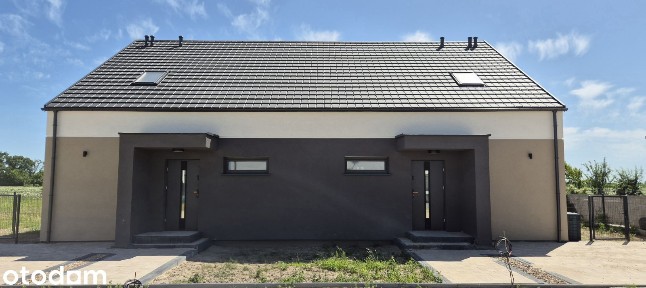 Właśnie wybudowany bliźniak Wróblewo (Kostrzyn) 85 m²/100 m² całkowita