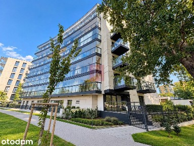 Klimatyzowane mieszkanie w apartamentowcu przy metro Wilanowska