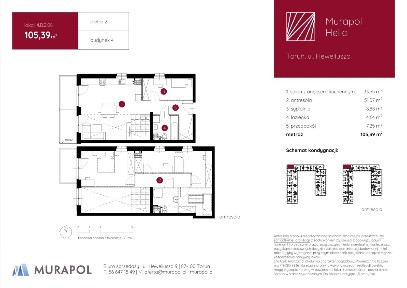 2-pokojowe mieszkanie 105m2 Bez Pośredników