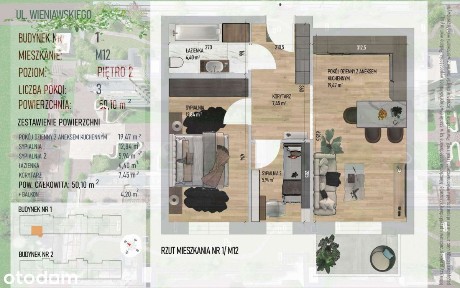 Nowa inwestycja! 2 pokoje + balkon | Wieniawskiego